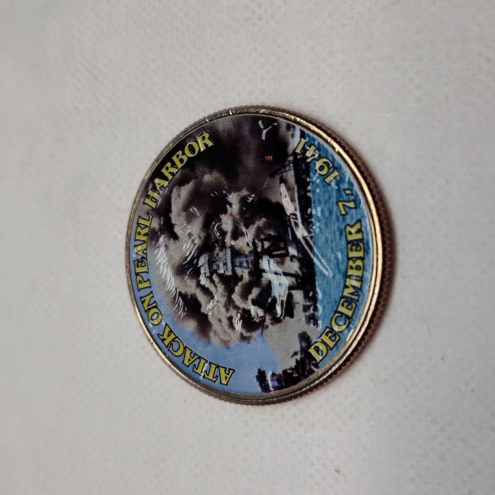 Pearl harbor colorized Half doller